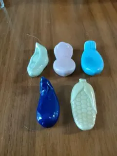 ☆未使用☆箸置き 5個セット 多彩なデザイン☆日本☆和風☆かわいい☆