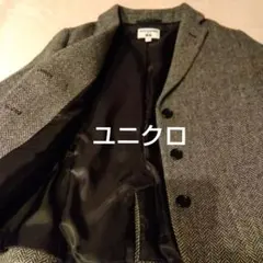 グレー ツイード テーラードジャケット S