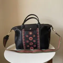 LONGCHAMP ル・プリアージュ ネオ オールレザー トートバッグ