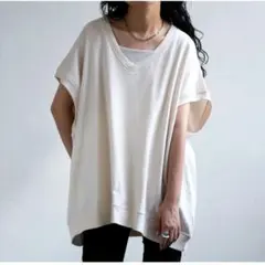 ANTIQUA アンティカ　裏毛　Vネック　ベスト　ノースリーブ　Tシャツのサムネイル