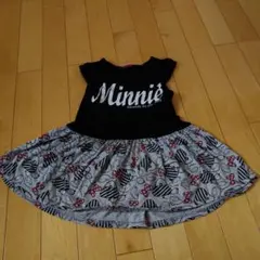 キッズ　Disneyミニーちゃんワンピース１１０センチ