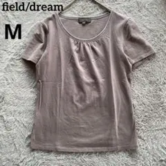 フィールドドリームfield/dream M半袖Tシャツ　カットソー　モカ　茶のサムネイル
