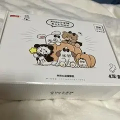 mikko characters 靴下４足セット　２０〜２２㎝