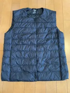 【美品】UNIQLO PUFFTECH ダウンベスト Mサイズ ブラック