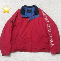 NAUTICA セーリングジャケット デカロゴ刺繍 大きいサイズ XL