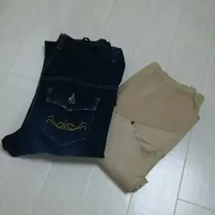 マタニティ パンツ2点セット