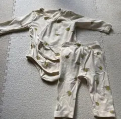 レモン柄ロンパース　パンツ　60 70 韓国子供服