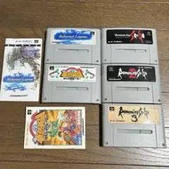スーパーファミコンソフト 5本 バハムートラグーン 半熟英雄 ロマンシングサガ