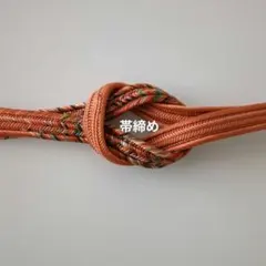 ✨落ち着いた色目✨オレンジ系！の帯締め