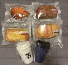 セブンイレブン くじ B賞 ぬいぐるみチャーム C賞 パンポーチ 計6点セット