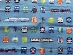 生地・電車・水色