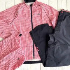 超美品　アディダス　テーラーメイドゴルフ　レインウェア　上下セット　L 2way