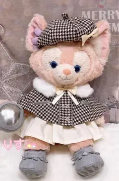 正規品 リーナベルSサイズぬいぐるみ キャスケット帽子 探偵服 香港ディズニー 中秋シリーズ リーナベル ぬいぐるみSS| 香港ディズニー