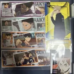 ハイキュー　ロングステッカー　チケットライクコレクション　スクエアステッカー