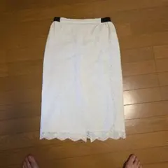 レーススカート　白のサムネイル