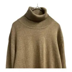 未使用タグ付き　ユニクロ　カシミヤ100％　タートルネックニット　XXL