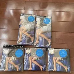 新品⑤Tuché ストッキング M-L ブラック網タイツ