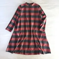 K*ん様 【ラバーズバースデー】チェック柄ワンピース　コーデュロイ　Aライン　コ