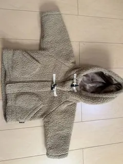 コムサイズム　キッズ　ダッフルコート　80cm ベージュ