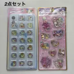 新品★Sanrio ウサハナ おはじきシール ジュエルペット ウォーターシール