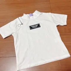 AnapGirl アナップガール 半袖Tシャツ ホワイト ロゴプリント