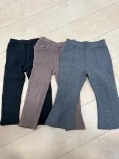 ベビー、キッズ、パンツ、長ズボン、秋、冬3点セット