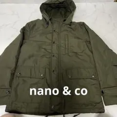 nano & co 中綿フードジャケット カーキ S