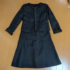 黒のツイード　セレモニースーツ　卒園式に！