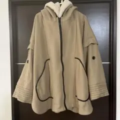 design aera ベージュ フリースジャケット ONESIZE - メルカリ