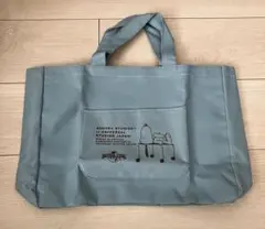 【新品未使用】ノベルティ USJ スヌーピー トートバッグ 水色