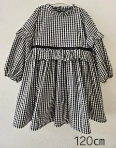 子ども服　子供服　ギャザーたっぷりワンピース　ハンドメイド