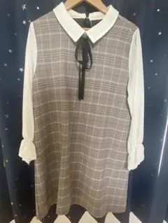 Emsexcite グレンチェック ワンピース