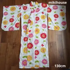 ミキハウス 浴衣 花柄 130cmのサムネイル