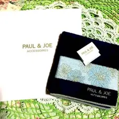 PAUL & JOE 花柄タオルハンカチ(新品未使用)