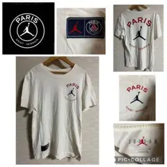 NIKE パリサンジェルマンJORDAN コラボTシャツ ホワイト サイズS