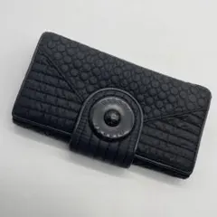 ☆美品☆DIESEL☆ディーゼル☆長財布☆ブラック☆ナイロン☆キルティング