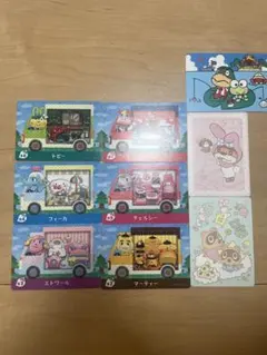 amiiboカード　どうぶつの森　あつ森　サンリオ　アミーボ　コラボ