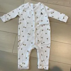 baby gap クマ柄　ロンパース 3-6ヶ月　3-6m