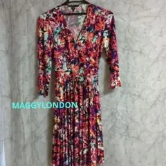 MAGGYLONDON　インポートブランド♪フラワーグラデーションワンピース
