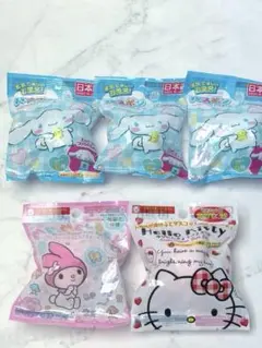 バスボール 入浴剤 サンリオキャラクター シナモン キティ マイメロ 5個セットのサムネイル