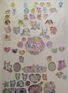 サンリオ ジュエルペット ホログラムシール58ピース