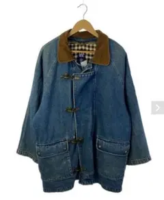 90s old GAP ファイヤーマンジャケット/コート ネイビー M 90s OLD GAP デニム ファイヤーマンジャケッ ト - メルカリ