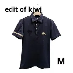 edit of KIWI 半袖ポロシャツ M ブラック ゴルフ 日本製 キウイ 2026年最新】エディットオブキウイの人気アイテム - メルカリ
