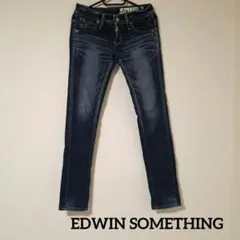 【美品】EDWIN SOMETHING スキニー デニム　SD266