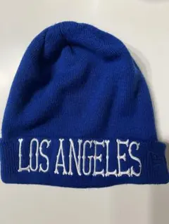 New Era ロサンゼルス ニットキャップ ドジャースカラー ブルー