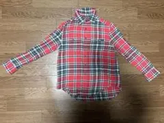 ラルフローレン キッズ　シャツ　レッドチェック　S 8