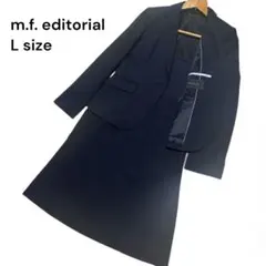 タカキュー m.f.editorial スカートスーツ セット　L ストライプ