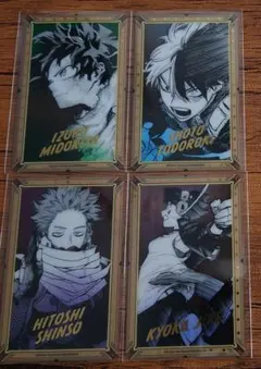 僕のヒーローアカデミア ヒロアカ 原画展 箔押しクリアカードコレクション