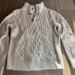 GAP KIDS ケーブルニットセーター アイボリー