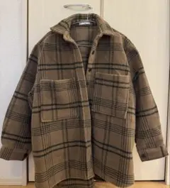 Fluggeチェック柄フリースジャケット